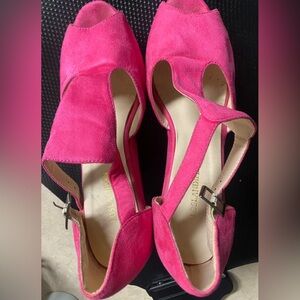 Pink Suede Women's Shoes